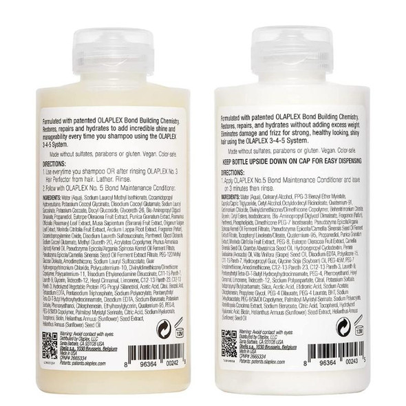 Olaplex Shampoo & Conditioner Bundle back