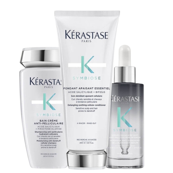 Kérastase Symbiose 3 Step Anti-Dandruff System for Dry Scalps